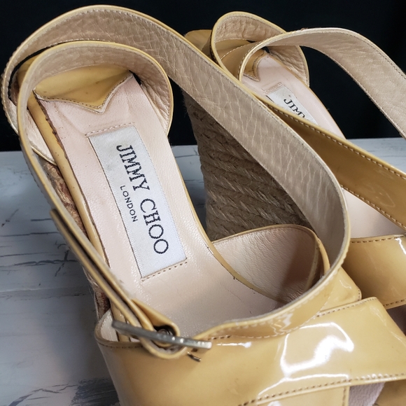 Jimmy Choo 'Phoenix' Espadrilles in Nude - size 6.5 - 7 Women's - Picture 8 of 15